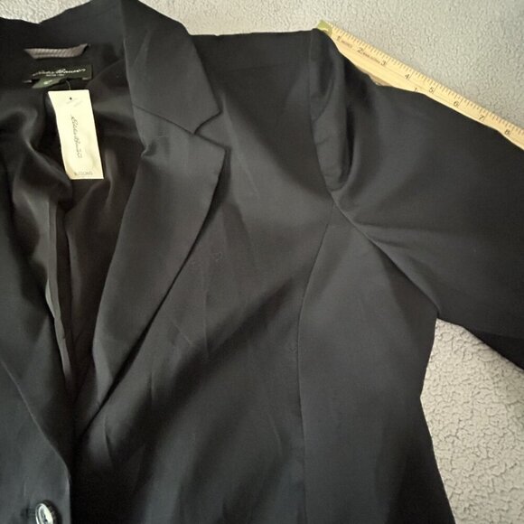 Eddie Bauer Blazer Womens 20 Tall Wool Blend Two Button Office Career Jacket - Picture 9 of 14
